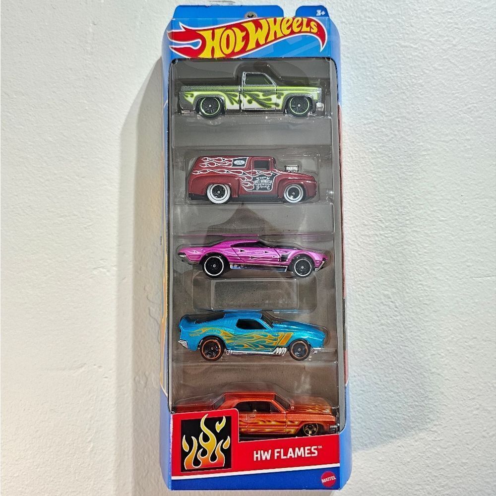 Hotwheels Flames 5 Pack
